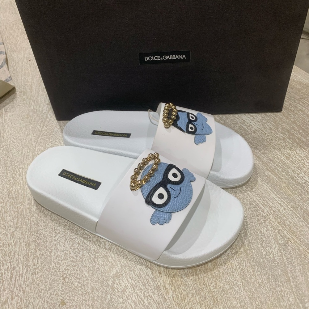 - Dolce & Gabbana Women Pool Slides - Picture 4 of 7